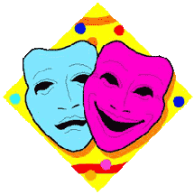 Purim Masks Clip-Art